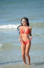 LISA OPIE in Bikini at a Beach in Miami 12/19/2016