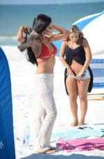LISA OPIE in Bikini at a Beach in Miami 12/19/2016