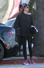 LISA RINNA Leaves a Pilates Class in Studio City 12/19/2016