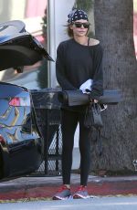LISA RINNA Leaves a Pilates Class in Studio City 12/19/2016