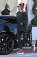LISA RINNA Leaves a Pilates Class in Studio City 12/19/2016