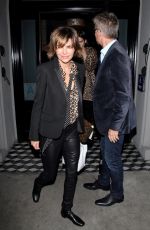 LISA RINNA Leaves a Restaurant in West Hollywood 12/22/2016