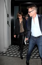 LISA RINNA Leaves a Restaurant in West Hollywood 12/22/2016