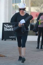 LISA RINNA Leaves a Yoga Class in Studio City 12/20/2016