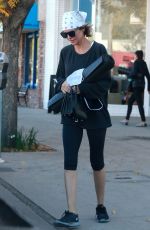 LISA RINNA Leaves a Yoga Class in Studio City 12/20/2016
