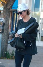 LISA RINNA Leaves a Yoga Class in Studio City 12/20/2016