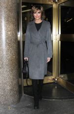 LISA RINNA Leaves New York Live Studios in New York 12/13/2016