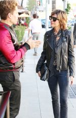 LISA RINNA Out and About in Los Angeles 12/01/2016