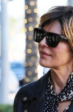 LISA RINNA Out and About in Los Angeles 12/01/2016