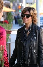 LISA RINNA Out and About in Los Angeles 12/01/2016