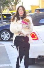 LISA VANDERPUMP Out and About in New York 12/24/2016