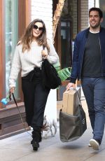 LORENZA IZZO Out for Shopping in Los Angeles 12/13/2016