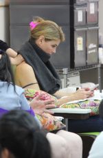 LORI LOUGHLIN at a Nail Salon in Beverly Hills 12/22/2016