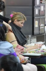 LORI LOUGHLIN at a Nail Salon in Beverly Hills 12/22/2016