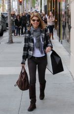 LORI LOUGHLIN Out Shopping at Gucci in Beverly Hills 12/13/2016