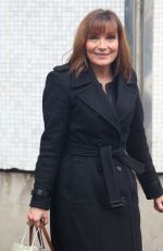 LORRAINE KELLY Leaves ITV Studios in London 12/13/2016