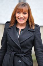 LORRAINE KELLY Leaves ITV Studios in London 12/13/2016