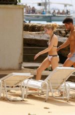 LOTTIE MOSS and JESS WOOLLEY in Bikinis on the Beach in Barbados 12/08/2016