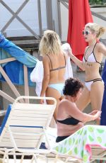 LOTTIE MOSS and JESS WOOLLEY in Bikinis on the Beach in Barbados 12/08/2016