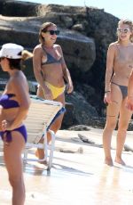 LOTTIE MOSS and JESSICA WOODLEY in Bikinis at a Beach in Barbados 12/09/2016