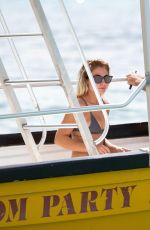 LOTTIE MOSS and JESSICA WOODLEY in Bikinis at a Beach in Barbados 12/09/2016