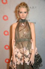 LOTTIE MOSS at Radical Eye Dinner and Private View for Elton John Aids Foundation in London 12/01/2016