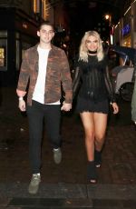 LOUISA JOHNSON Leaves Cirque Le Soir Nightclub in London 12/11/2016