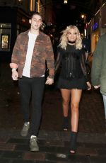 LOUISA JOHNSON Leaves Cirque Le Soir Nightclub in London 12/11/2016