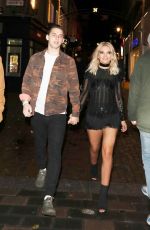 LOUISA JOHNSON Leaves Cirque Le Soir Nightclub in London 12/11/2016