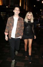 LOUISA JOHNSON Leaves Cirque Le Soir Nightclub in London 12/11/2016