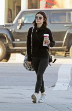 LUCY HALE Out Shopping in Los Angeles 12/09/2016