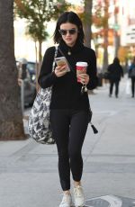 LUCY HALE Out Shopping in Los Angeles 12/09/2016