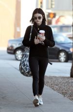 LUCY HALE Out Shopping in Los Angeles 12/09/2016