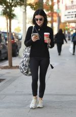 LUCY HALE Out Shopping in Los Angeles 12/09/2016