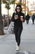 LUCY HALE Out Shopping in Los Angeles 12/09/2016