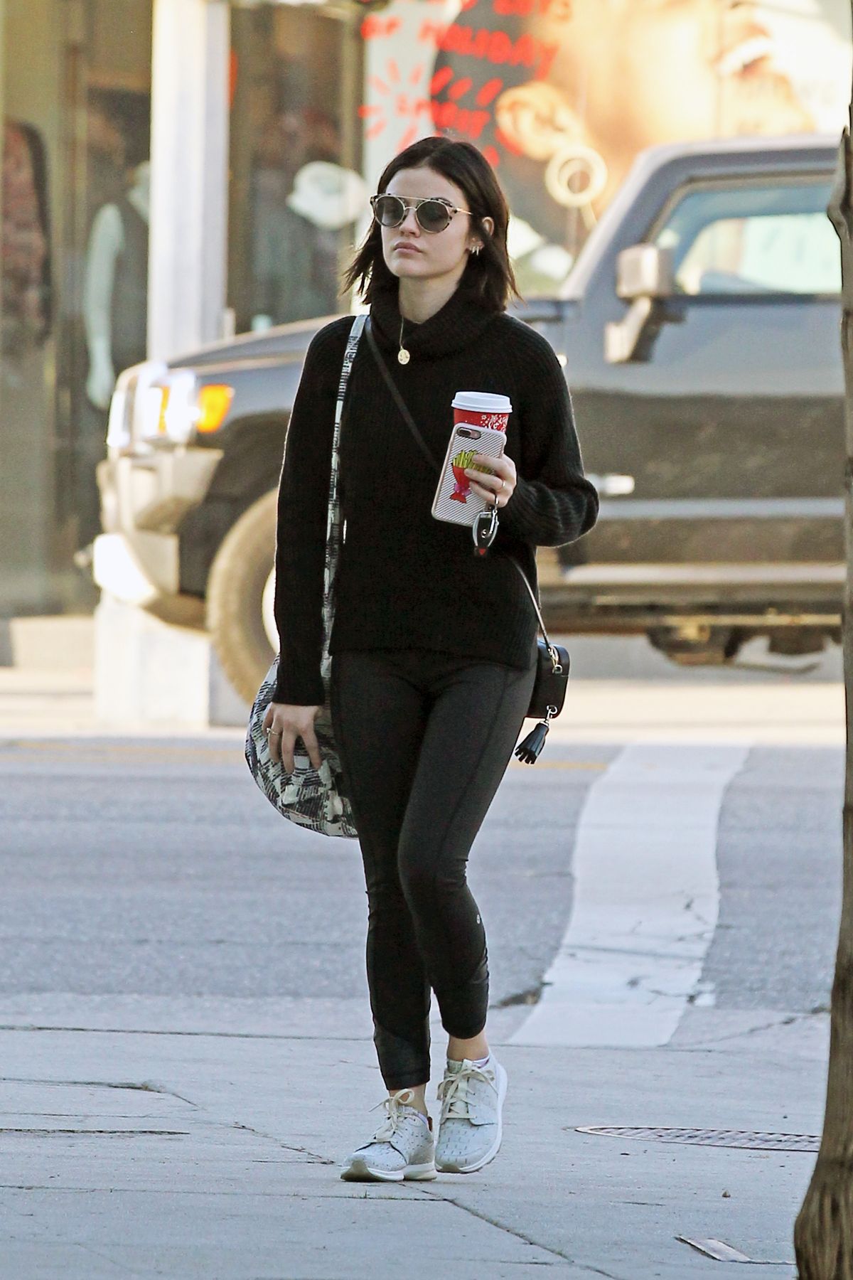 LUCY HALE Out Shopping in Los Angeles 12/09/2016 – HawtCelebs
