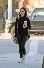 LUCY HALE Out Shopping in Los Angeles 12/09/2016