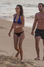 LUCY WATSON in Bikini at a Beach in Barbados 12/25/2016