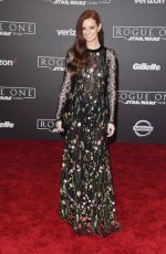 LYDIA HEARST at Rogue One: A Star Wars Story Premiere in Hollywood 12/10/2016