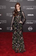 LYDIA HEARST at Rogue One: A Star Wars Story Premiere in Hollywood 12/10/2016