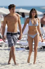 MADISON BEER in Bikini on the Beach in Miami 12/29/2016