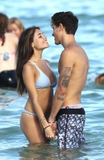 MADISON BEER in Bikini on the Beach in Miami 12/29/2016