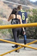 MADISON BEER in Tights Out Hiking in Los Angeles 12/12/2016