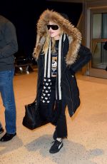 MADONNA at JFK Airport in New York 12/20/2016