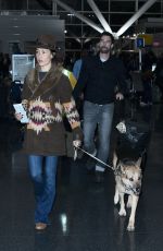 MAGGIE Q at JFK Airport in New York 12/28/2016
