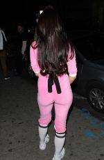 MARA TEIGEN  as Pink Power Ranger at Rae Sremmurd’s Birthday Party in Los Angeles 12/29/2016