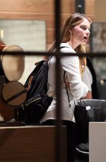 MARGOT ROBBIE at a Hair Salon in Los Angeles 12/02/2016
