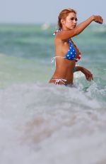 MARIA HERING in Bkini at a Beach in Miami 12/20/2016