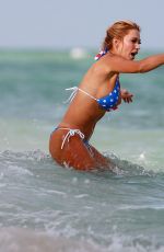 MARIA HERING in Bkini at a Beach in Miami 12/20/2016