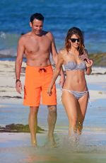 MARIA MENOUNOS in Bikini at a Beach in Mexico 12/29/2016